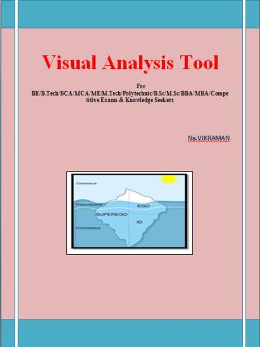 Title details for Visual Analysis Tool by NA.VIKRAMAN - Available
